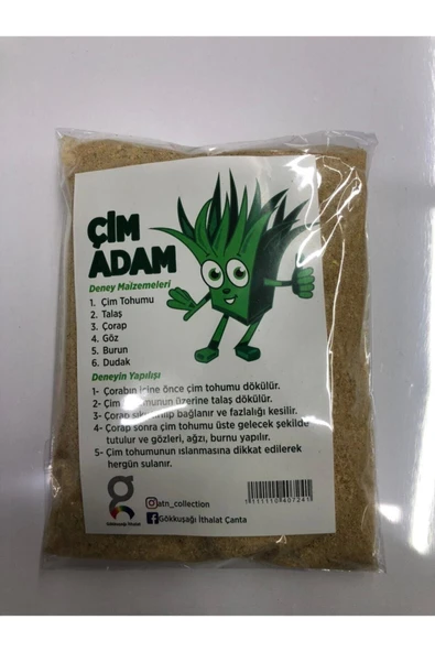Gökkuşağı Çim Adam Yapım Seti 10 Adet D.m ürün görseli 1