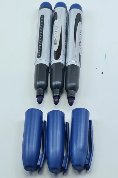 TGB 3 Adet Mavi Koli Kalemi - Çuval- Tahta Kalemi ürün görseli 1