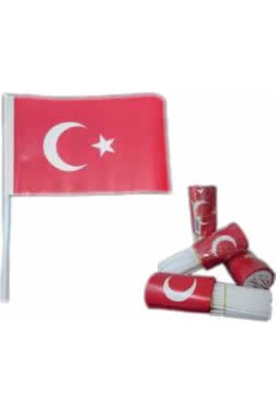 Vatan Vt801 100'lü Çıtalı Kağıt Türk Bayrağı ürün görseli 1