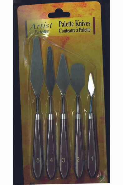 HETicaret Artist Palette 5li Spatula ürün görseli 1