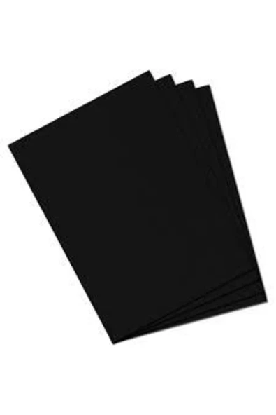Paperart Fon Kartonu 50x70 Cm 120 gr Siyah 100 Lü (1 PAKET 100 ADET) Hamurundan Boyama ürün görseli 1