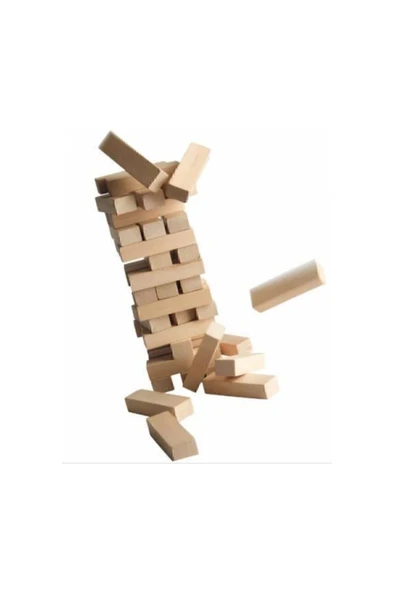2Adam1Dekor 54 Parça Jenga Denge Oyunu - Resim 5