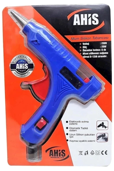 Karahisarlı Ahis Mum Silikon Tabancası Anahtarlı 20w ürün görseli 1