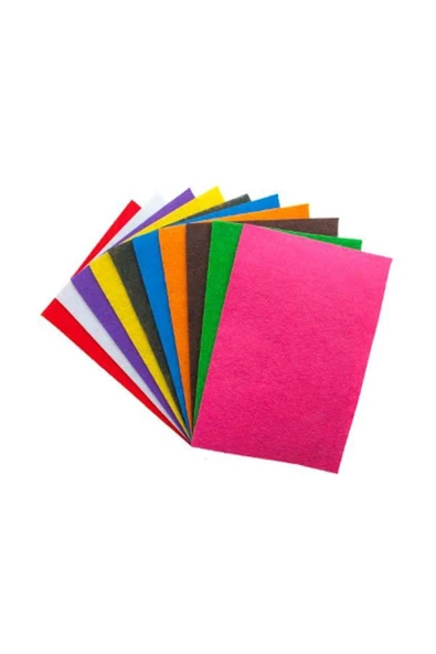 Magic Hobby Keçe Karışık Renk 10 Adet - A4 Boyutunda 20x30 Cm. K.e ürün görseli 1