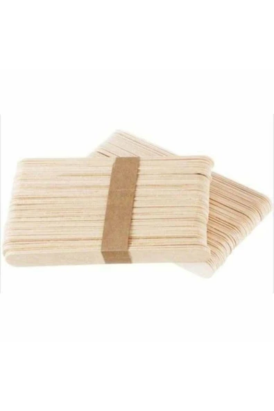 AREMED 50'li Paket Abeslang Tahta Dil Çubuğu Basacağı - Ağda Spatulası ürün görseli 1
