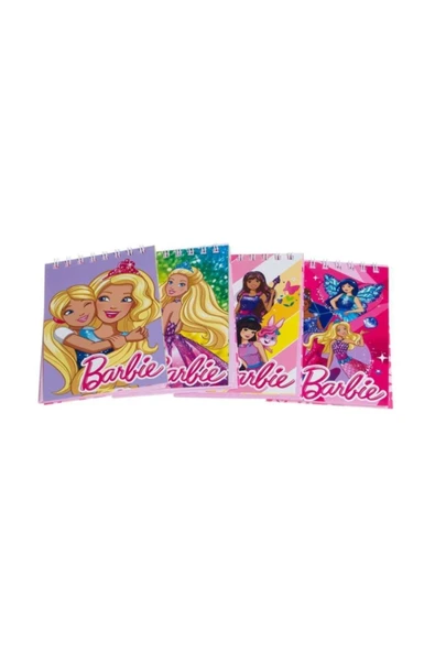 Gıpta Barbie Spiralli Mini Bloknot A7 Ebat  1 Adet ürün görseli 1