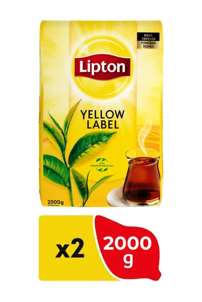 Lipton Yellow Label Dökme Çay 2000 gr - Resim 2