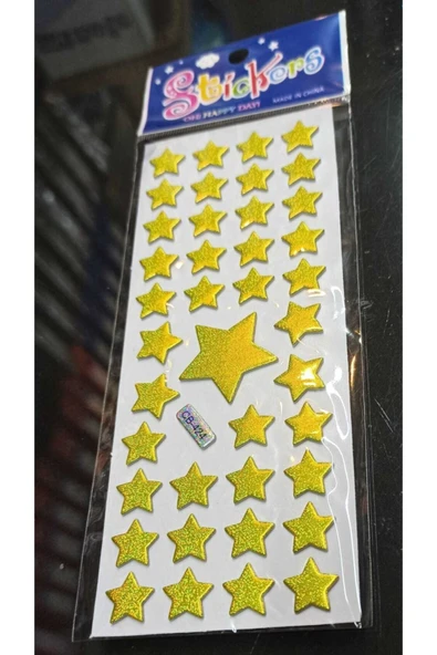 Ticon Sticker 3d Yıldızlı ürün görseli 1