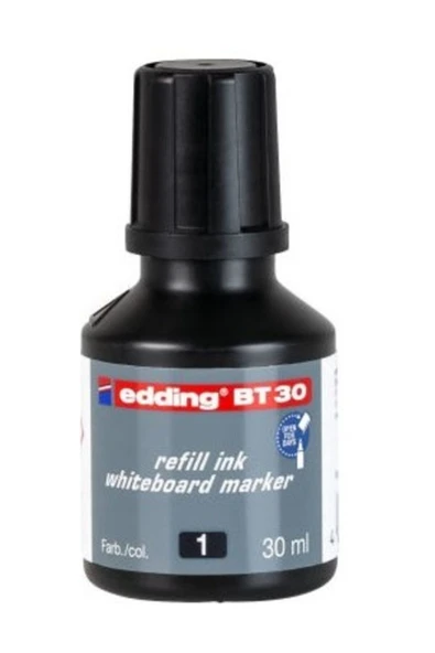 Edding Bt30 Beyaz Tahta Kalemi Yedek Dolum Mürekkebi Siyah ürün görseli 1