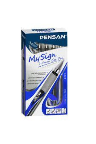 Pensan My Sign 1.0 Mm Mavi Imza Kalemi (5 ADET) ürün görseli 1