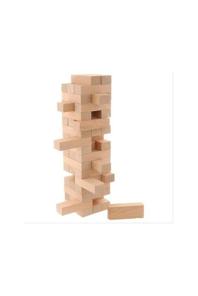 2Adam1Dekor 54 Parça Jenga Denge Oyunu - Resim 4