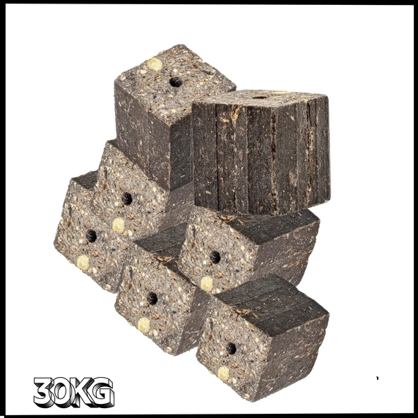 Uyguna-Yakala  30 Kg - Delikli Küspe  Sazan Yemi  - Ayçiçek - Kare - PE.140 ürün görseli 1