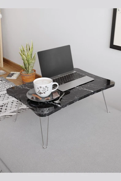 Zuesse Dizayn Taşınabilir Katlanır Yatak Koltuk Üstü Hasta Servis Masası Laptop Bilgisayar Çalışma Sehpası ürün görseli 1