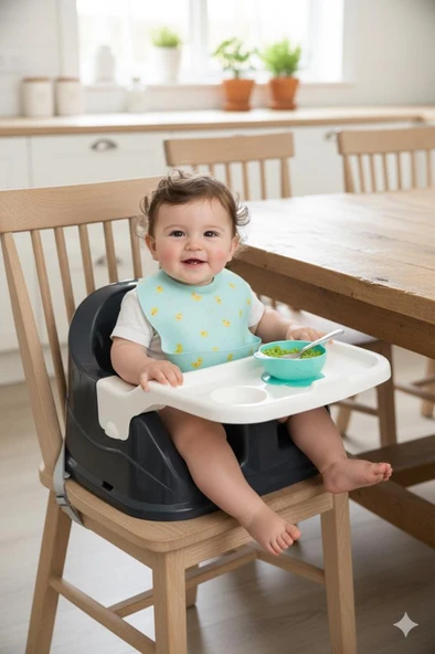 TommyBaby Oyun Piknik Mama Koltuğu Bebek Mama Oturağı Sandalye Üstü Mama Oturağı ürün görseli 1