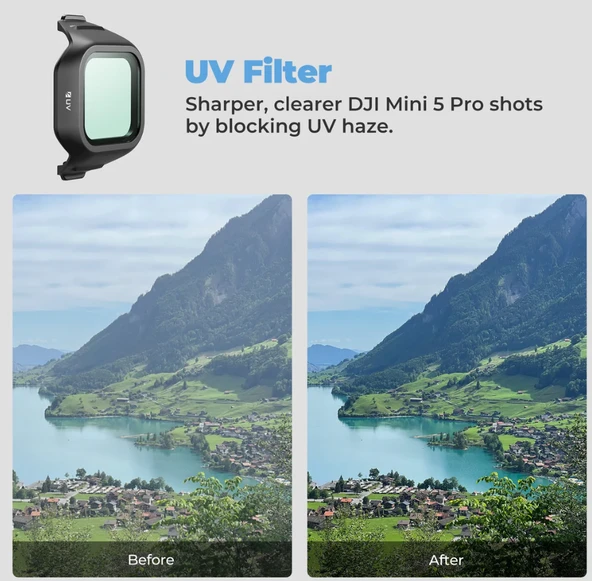 Freewell DJI Mini 5 Pro UV Filter - Resim 2