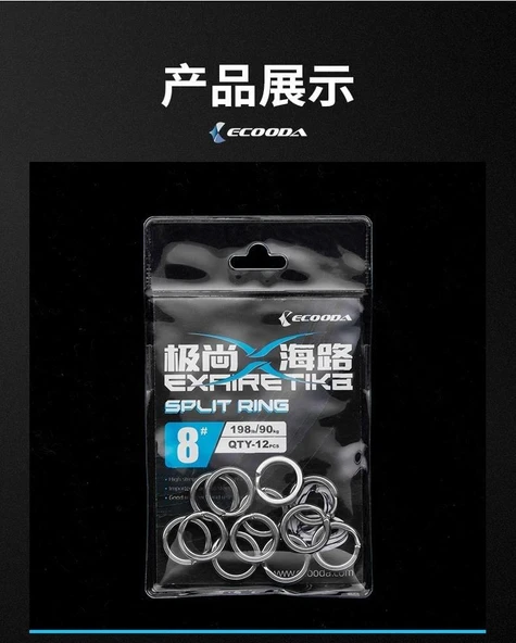 Ecooda Exairetika Split Ring - Resim 3