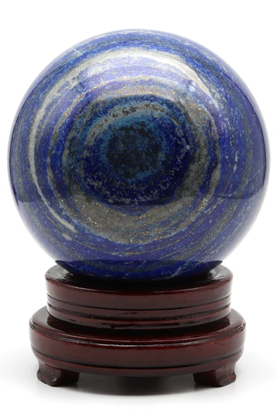 Lapis Lazuli Doğal Taş Standlı Küre - 6705 Gr. ürün görseli 1