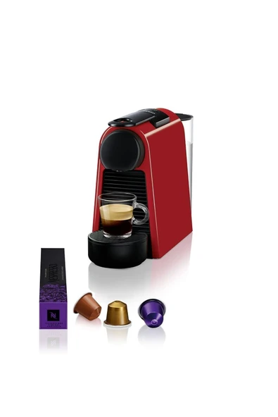 Nespresso D30 Essenza Mini Espresso Kahve Makinesi,Kırmızı ürün görseli 1