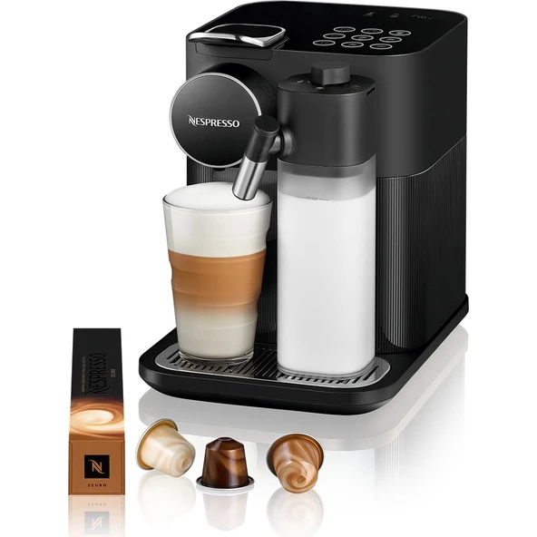 Nespresso F541 Gran Latissima Süt Çözümlü Kahve Makinesi,Siyah ürün görseli 1