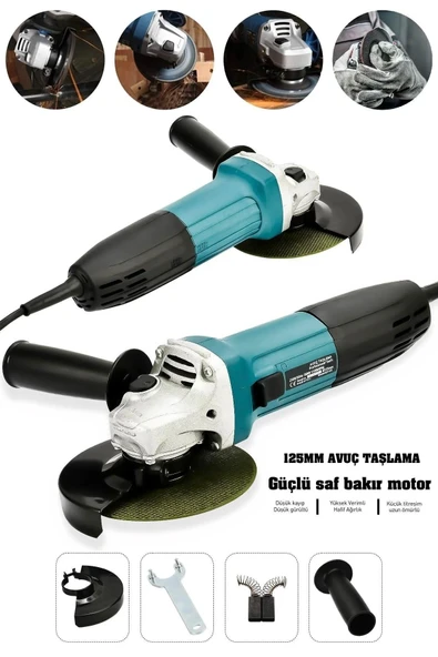 780w Metal Şanzıman Avuç İçi Taşlama Makinesi 125 mm ürün görseli 1