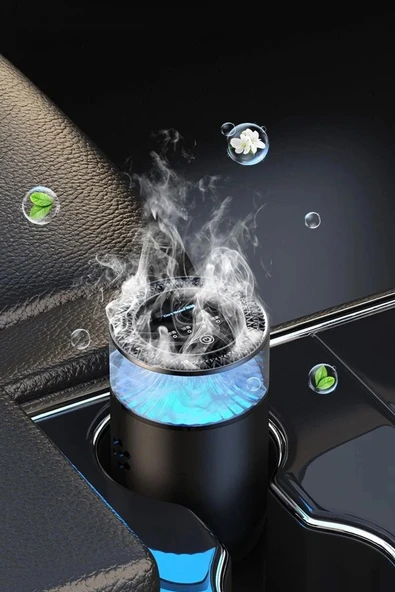 Araç Ev Ofis Otomatik Aroma Buharlı Sprey Cihazı Koku Difüzörü Şarjlı 800mAh Buharlı Koku Makinesi ürün görseli 1