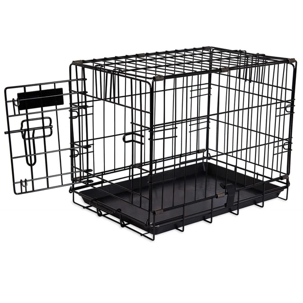 Petmate İki Kapılı Tel Kafes 48x30x36 Cm ürün görseli 1