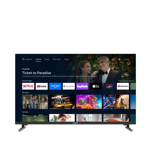 Arçelik A 632 C 4K Ultra HD 32" 82 Ekran Uydu Alıcılı Android Smart LED TV ürün görseli 1