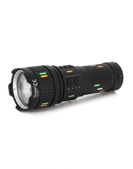 WATTON WT-731 5000 LÜMEN CREE TG LED ŞARJ GÖSTERGELİ EL FENERİ ürün görseli 1