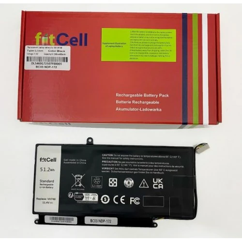 FitCell Dell Vostro 5460 Vostro 5470 uyumlu Laptop Notebook Batarya - Pil ürün görseli 1