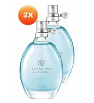 AVON SCENT MIX pure ocean kadin parfüm 30 ml ikili set ürün görseli 1