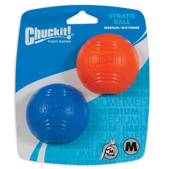 Chuckt! Strato Ball 2'li Köpek Oyun Topu Orta Boy ürün görseli 1