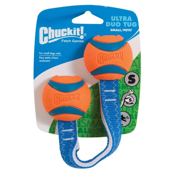 Chuckit! Ultra Duo Tug 2'li Köpek Çekiştirme Topu Küçük Boy ürün görseli 1