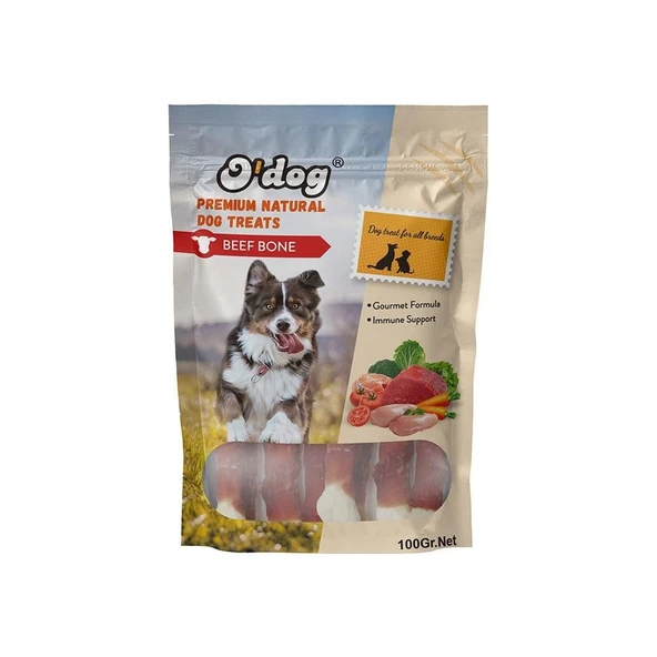 O Dog Dana Etli Sargılı Kemik Köpek Ödülü 100 Gr ürün görseli 1