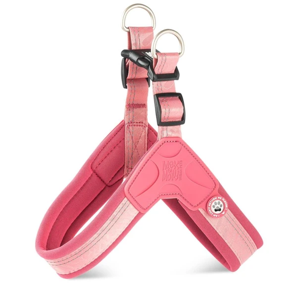 Max Molly Matrix 2.0 Akıllı Künyeli Q-Fit Köpek Göğüs Tasması Rose XLarge ürün görseli 1