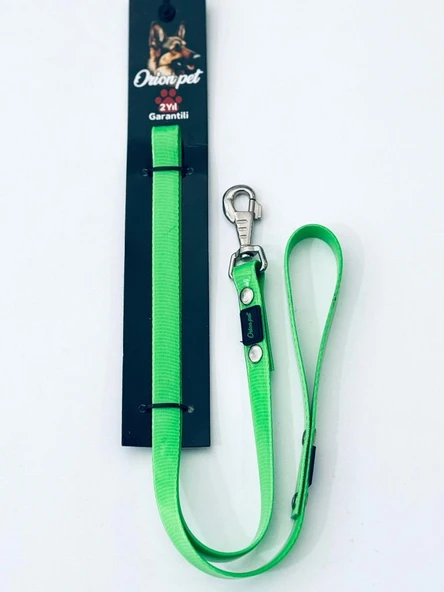 Orion Silikon Kaplı Köpek Gezdirme Kayışı Yeşil 2X127 Cm ürün görseli 1