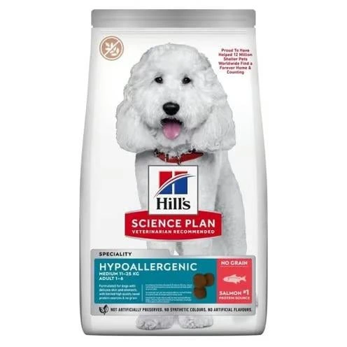 Hills Hypo Allergenic Somonlu Medium Yetişkin Köpek Maması 12 Kg ürün görseli 1