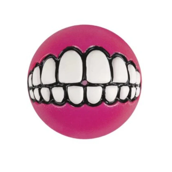 Rogz Toyz Grinz Köpek Diş Oyuncağı Medium Pembe 6,4 Cm ürün görseli 1