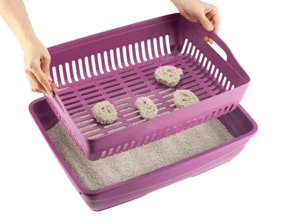 Petcanlar Açık Kedi Tuvaleti Elekli 50x38x15 Cm ürün görseli 1