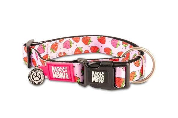 Max Molly Strawberry Dream Smart ID Köpek Boyun Tasması Medium ürün görseli 1