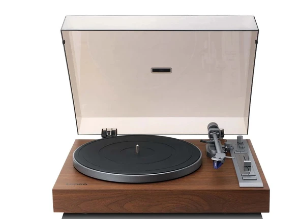 LENCO LBT-515WD - Ortofon 2M Blue kartuşlu ve Bluetooth® özellikli, birinci sınıf doğrudan tahrikli pikap - Ahşap ürün görseli 1