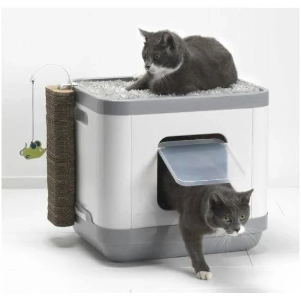 Moderna Cat Consept Tuvalet Gri 44,8X57,4X42,7 Cm ürün görseli 1
