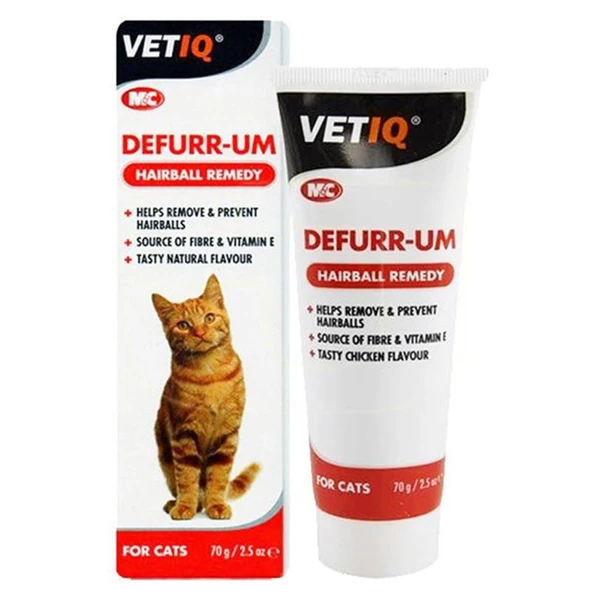 MC VetIQ Defurr UM Tüy Yumağı Engelleyici Kedi Malt Macunu 70 Gr ürün görseli 1
