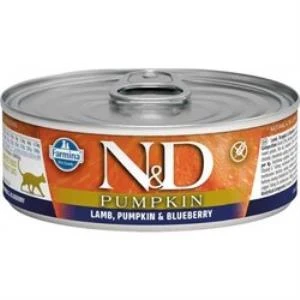 N&D Balkabaklı Kuzu Etli Konserve Kedi Maması 80 Gr ürün görseli 1