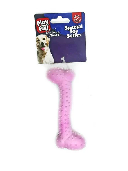 Playfull Kemik Şeklinde Tırtıklı Köpek Oyuncağı 10,5 Cm ürün görseli 1