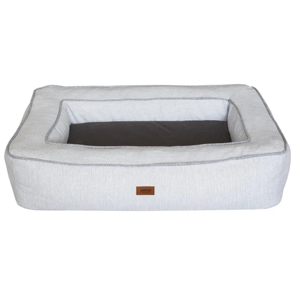 Lepus Visco Comfort Kedi Köpek Yatağı Light Gri Medium ürün görseli 1