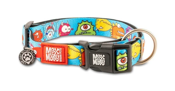 Max Molly Smart ID Little Monsters Boyun Tasması Medium ürün görseli 1