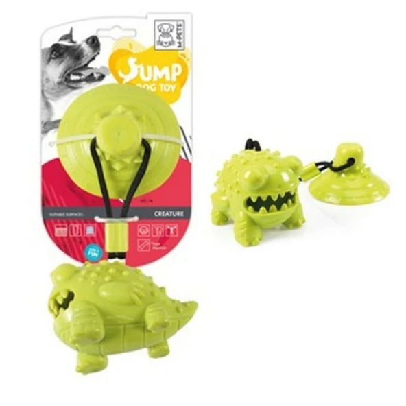 M-Pets Jump Creature Ödül Hazneli Vantuzlu Köpek Oyuncağı ürün görseli 1