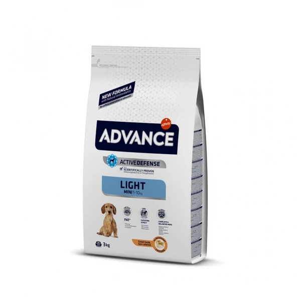 Advance Dog Mini Light Kilolu Köpek Maması 3 Kg ürün görseli 1