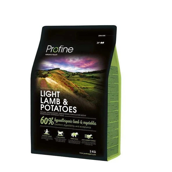 Profine Light Kuzulu Patatesli Yetişkin Köpek Maması 3 Kg ürün görseli 1