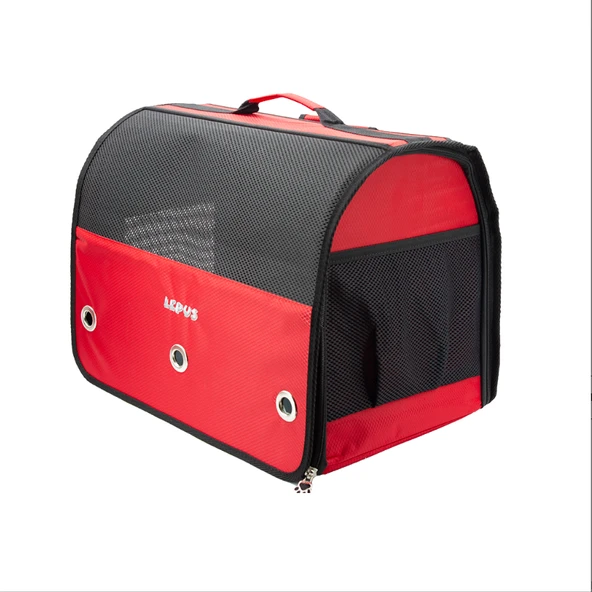Lepus Cool Backpack Kedi ve Köpek Sırt Çantası Kırmızı 26X32X43 Cm ürün görseli 1